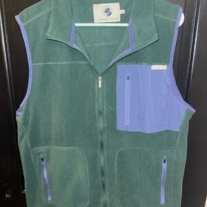 Southern Proper Forest Green and Lavender Vest